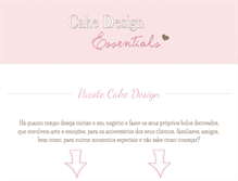 Tablet Screenshot of cakedesignessentials.com